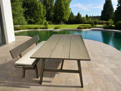 Floor Model SALE | Ratana Canbria Outdoor Table and Bench Set