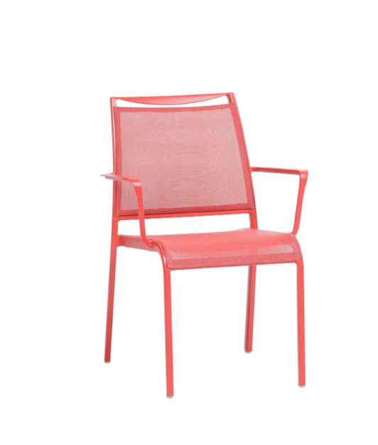 Ratana Como Outdoor Dining Arm Chair Red