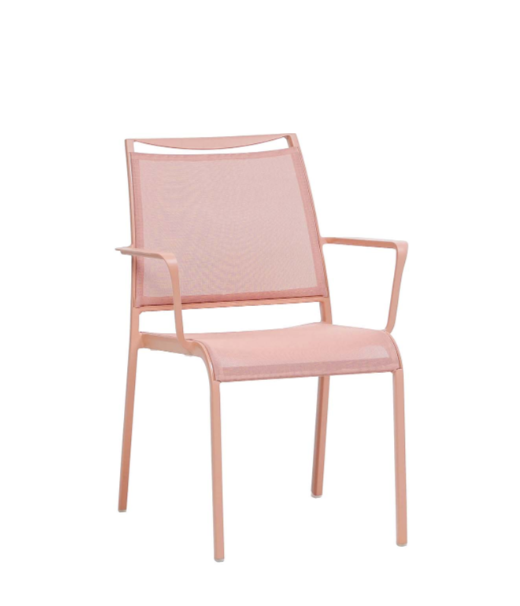 Ratana Como Outdoor Dining Arm Chair Pink