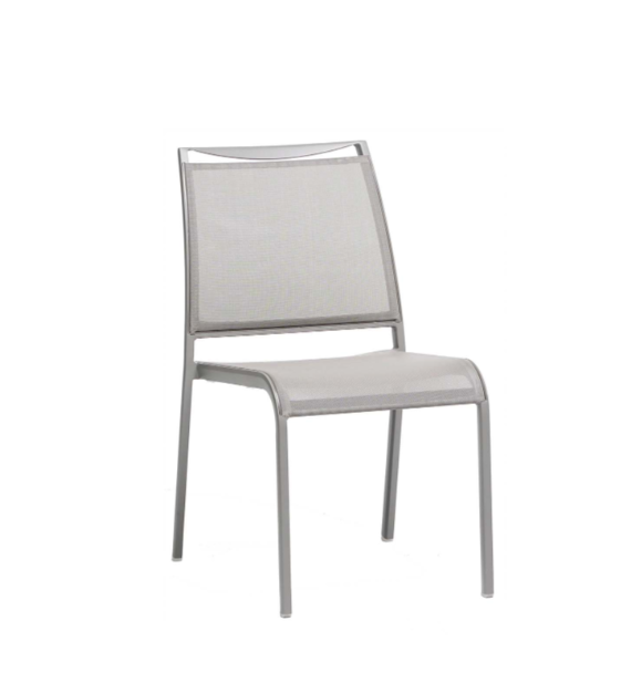 Ratana Como Outdoor Dining Side Chair Gray